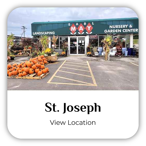 St. Joseph, Missouri, Earl May Garden Center storefront.