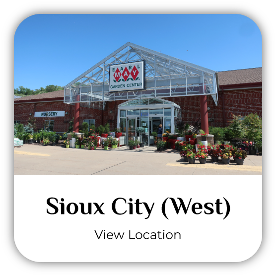 West Sioux City, Iowa, Earl May Garden Center storefront.