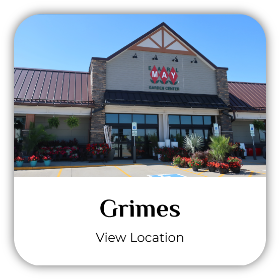 Grimes, Iowa, Earl May Garden Center storefront.
