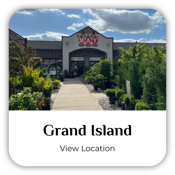 Grand Island, Nebraska, Earl May Garden Center storefront.