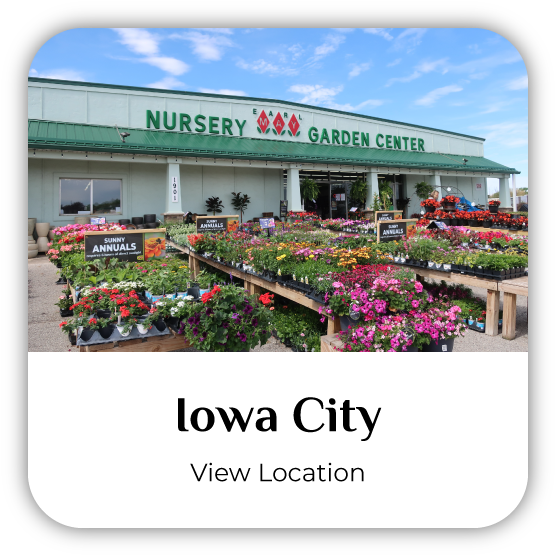 Iowa City, Iowa, Earl May Garden Center storefront.