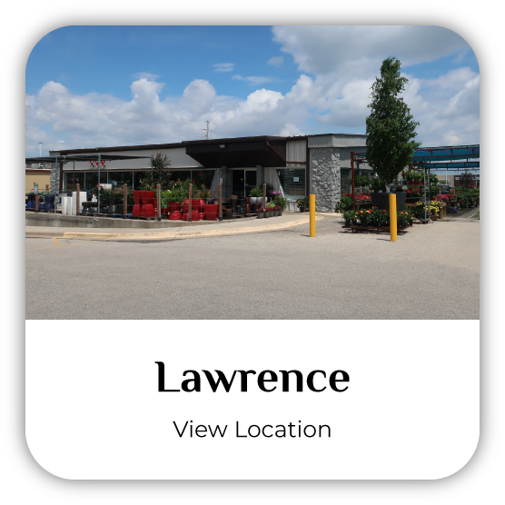 Lawrence, Kansas, Earl May Garden Center storefront.