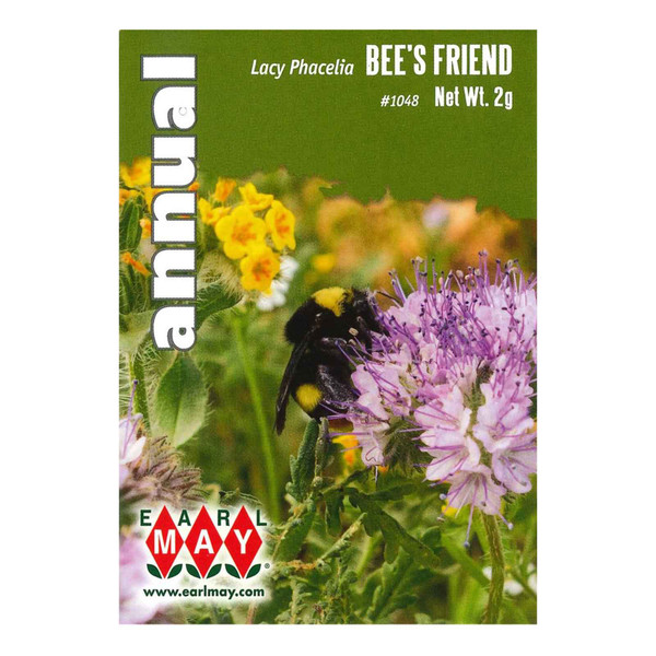 Packet of Earl May Bee's Friend Lacy Phacelia Seeds