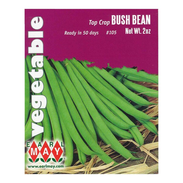 Packet of Earl May Topcrop Bush Bean seeds