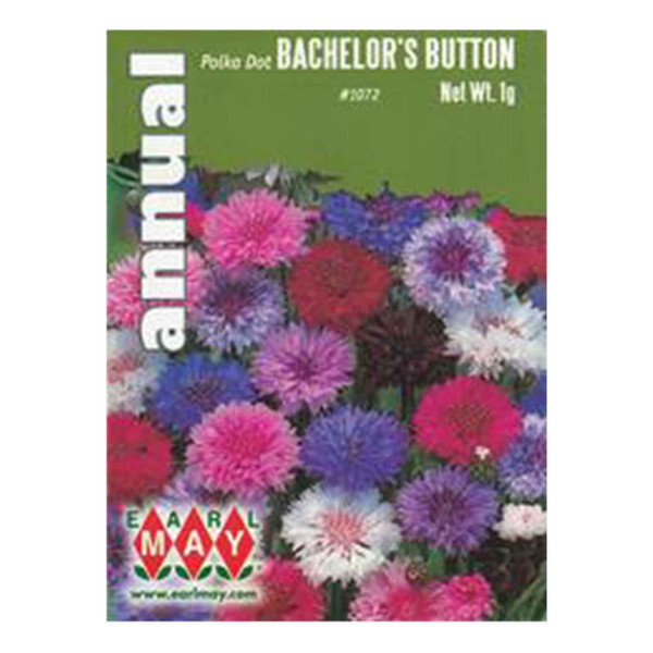 Packet of Earl May Polka Dot Bachelor Button seeds