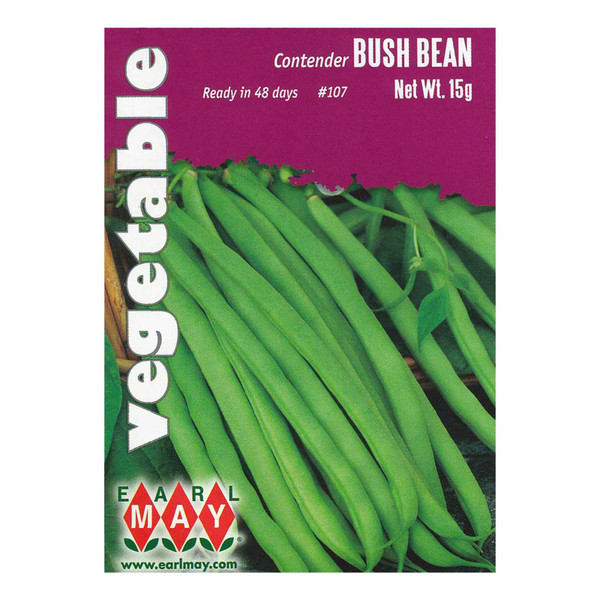 Packet of Earl May Contender Bush Bean Seeds