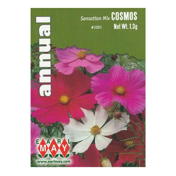 Packet of Earl May Sensation Mix Cosmos seeds