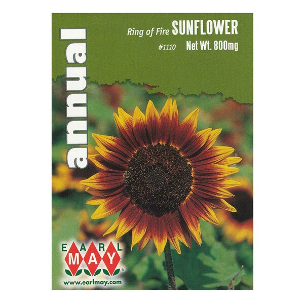 Packet of Earl May Ring of Fire Sunflower seeds