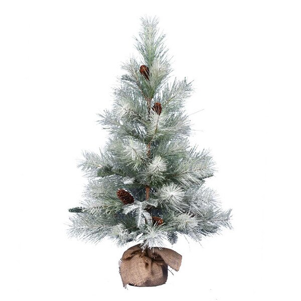 36" Frosted Ansell Pine Christmas Tree Earl May