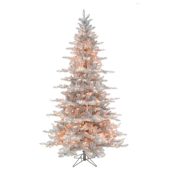 7.5ft Matte Silver Christmas Tree Earl May