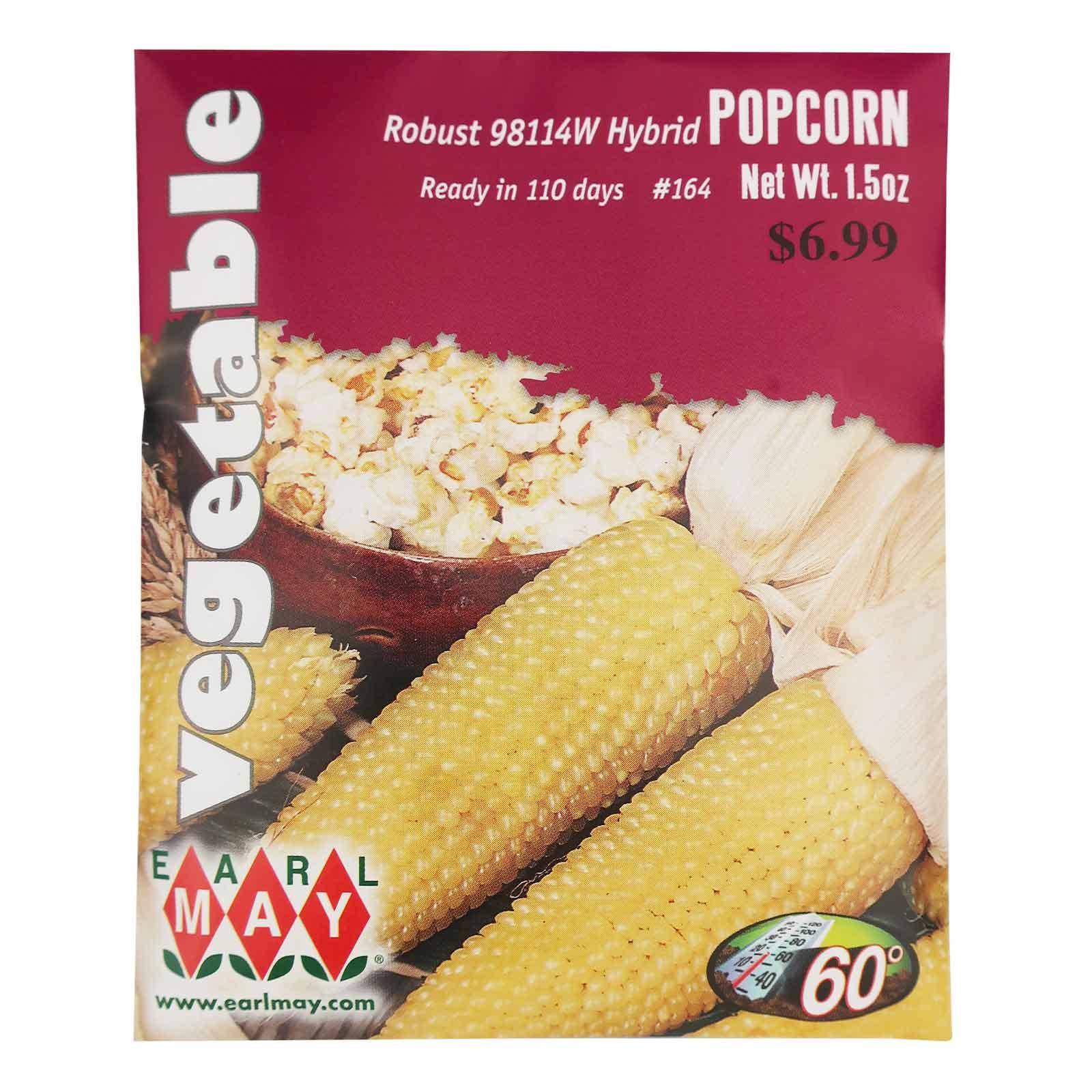 Corn - Robust Popcorn 98114W Hybrid Seeds 5oz Packet Corn - Robust Popcorn 98114W Hybrid Seeds 5oz Packet