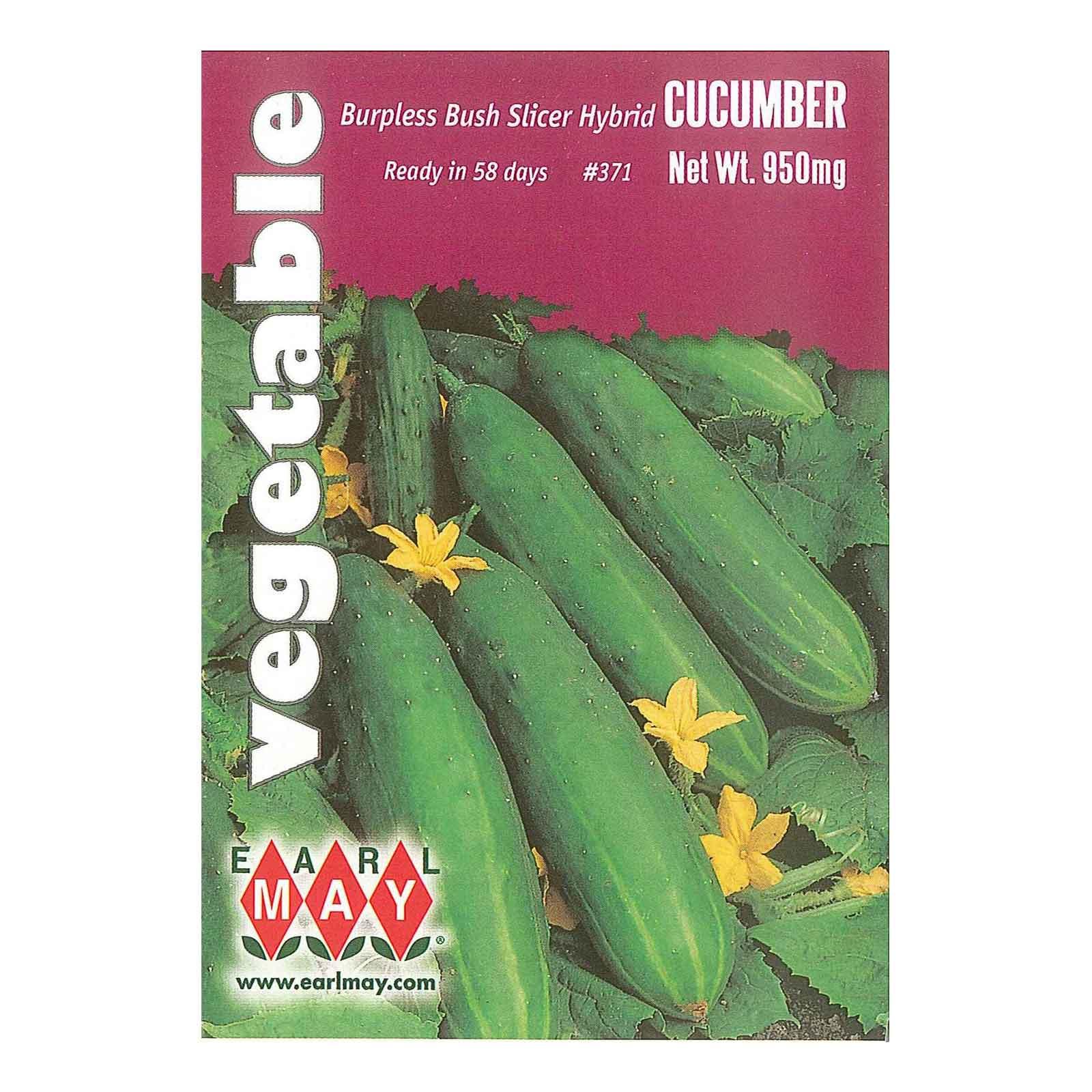 Cucumbers - Burpless Bush Slicer Hybrid Seeds | Earl May