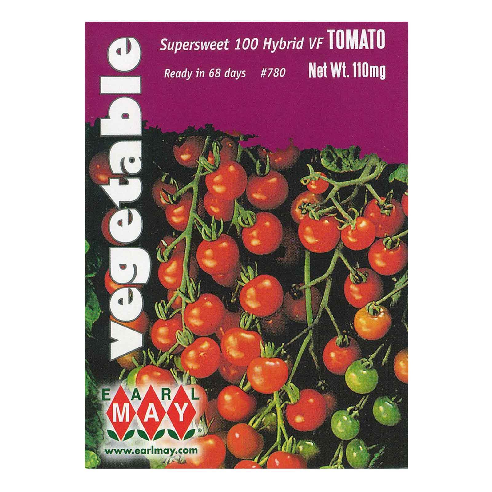 Tomato - Supersweet 100 Hybrid VF Seeds | Earl May