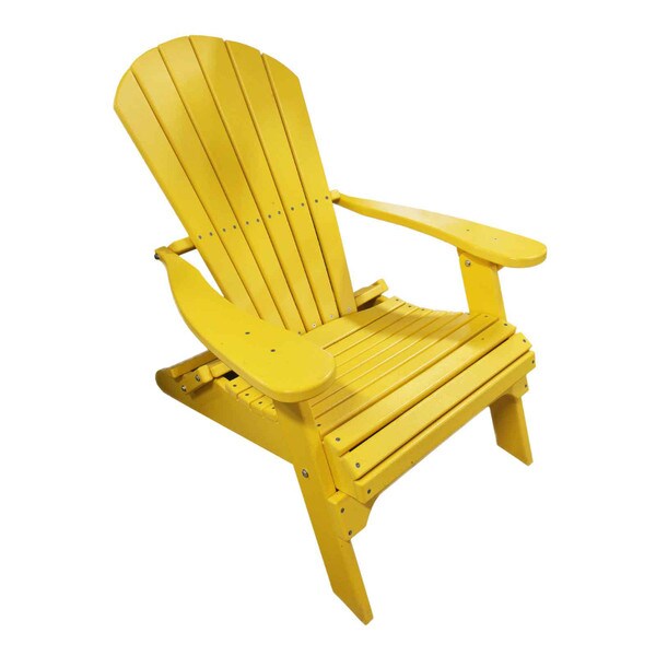 Yellow polywood adirondack chairs discount
