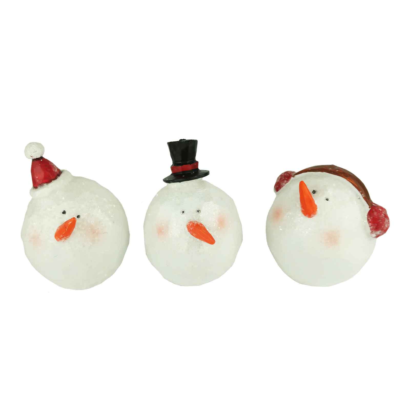 Snowball Resin Snowman Head Earl May