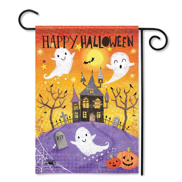 Garden Flag - Ghost House Halloween | Earl May