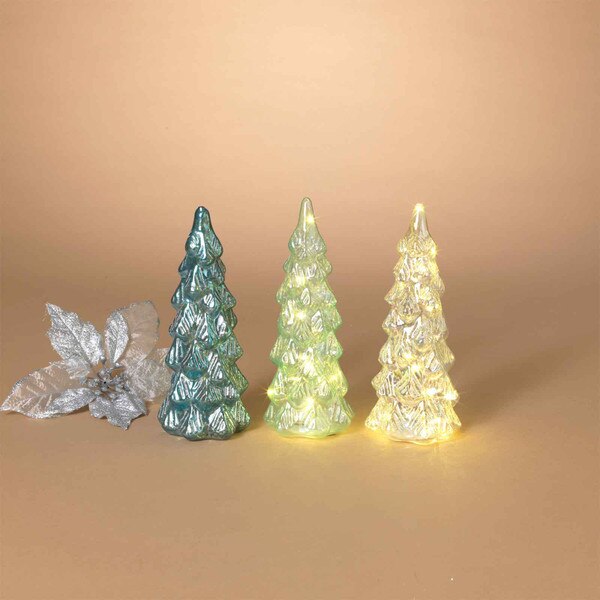 Acrylic Lighted Christmas Tree, 8" Earl May