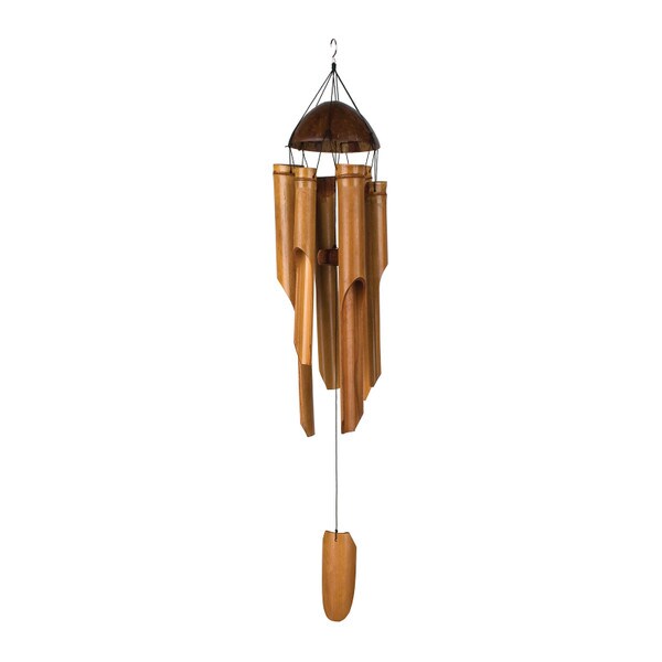 Half Coconut & Bamboo Wind Chimes Half Coconut & Bamboo Wind Chimes