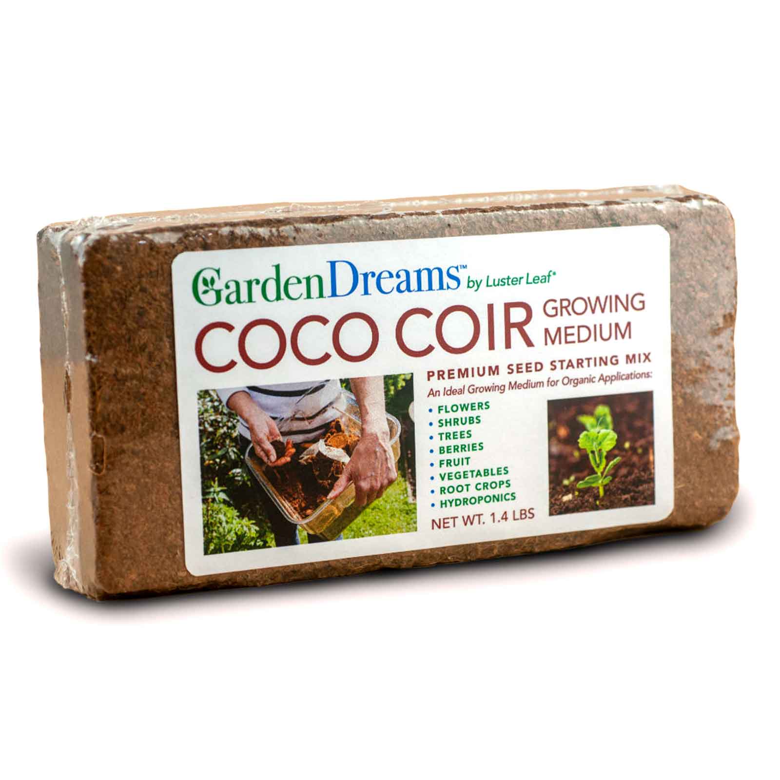 ※cocoronです。購入はお控えください。 Coco Coir - Compressed Brick, 1.4lbs | Earl May