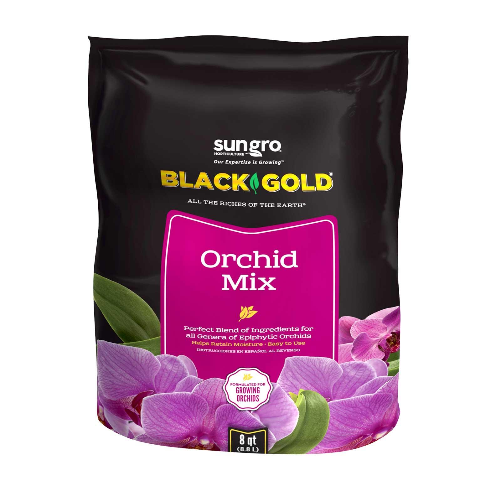 ディモア　ブラックシリカ　k18WG 65cm 水晶花 Black Gold® Natural & Organic Orchid Potting Mix, 8 QT | Earl May