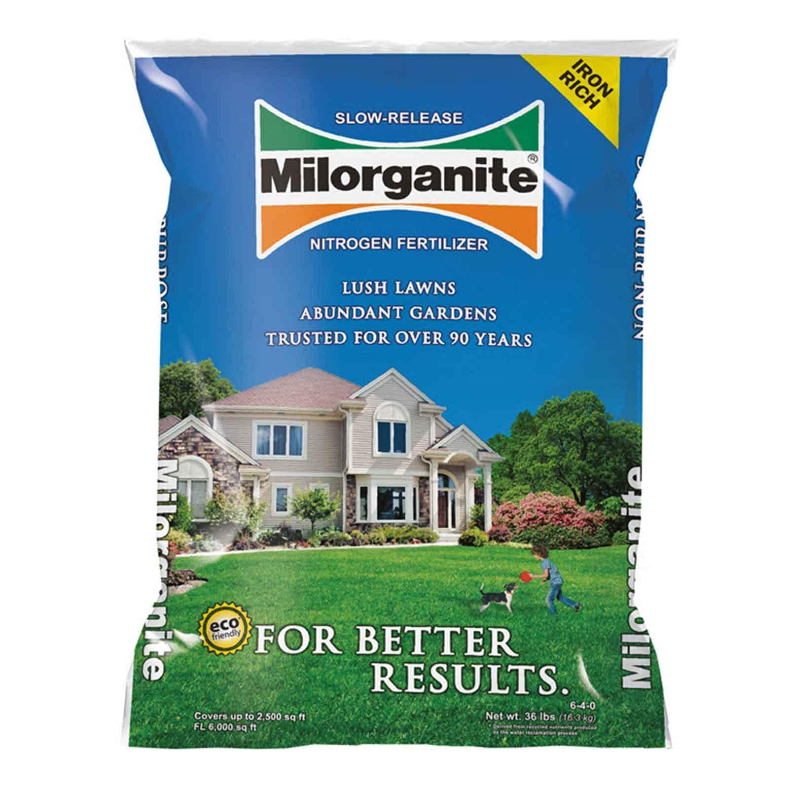 Milorganite Organic Nitrogen Fertilizer Earl May