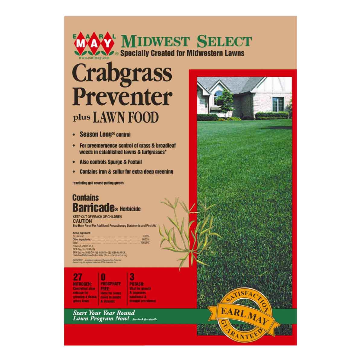 Earl May Crabgrass Preventer Plus Lawn Food Earl May